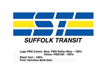 Suffolk County Transit (ST) Logo, Rebranded Logo Design