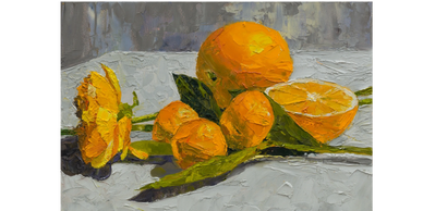 Ranunculus with Oranges
Oil on Board, palette knife
9" x 7"
$35.00 Poster
(proceeds to French Press)