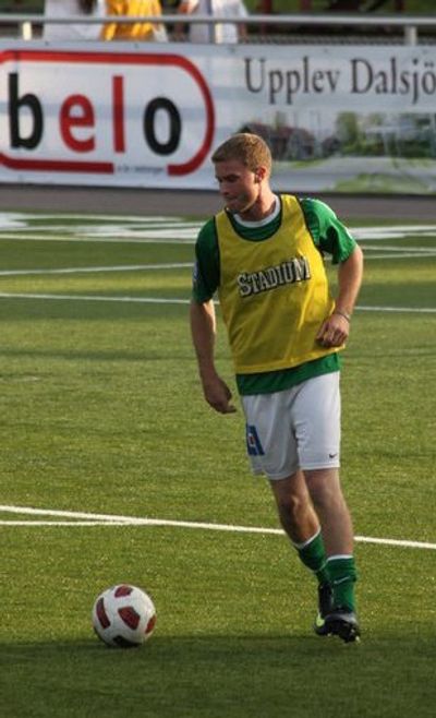 Founder playing professional soccer