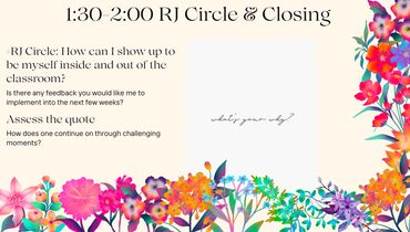 Being able to be vulnerable with also recognizing strengths in ourselves and each other.