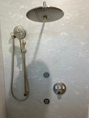 Show me design build bathroom and shower remodel