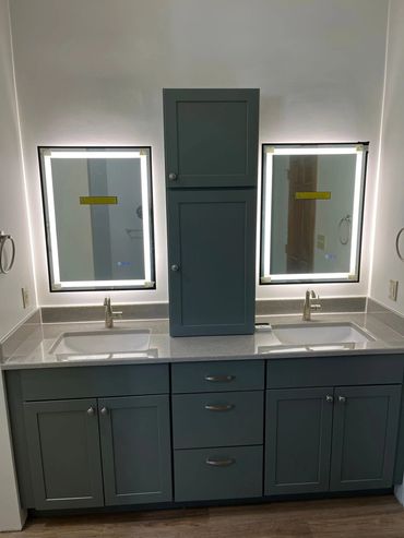 Show me design build bathroom remodel
