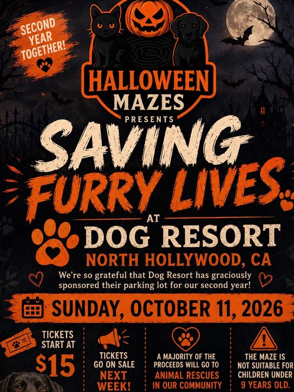 🐾 SAVING FURRY LIVES IS BACK FOR YEAR TWO! 🐾🎃