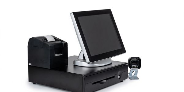 Point-of-sale terminal, cash drawer, and related equipment