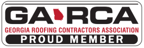 Logo of Georgia Roofing Contractors Association Proud Member.