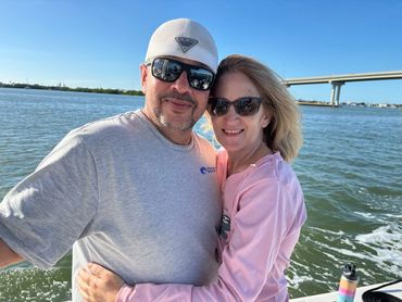 Captain Noel and wife Rina of 35 years! Belleair Bridge