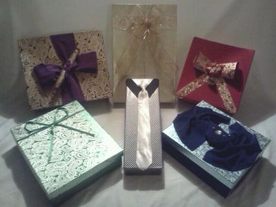 Handcrafted Reusable Fabric and Premium Paper Gift Boxes