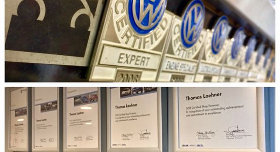 Brunos VW Audi Certifications