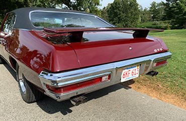 1970 GTO Rear with Spoiler