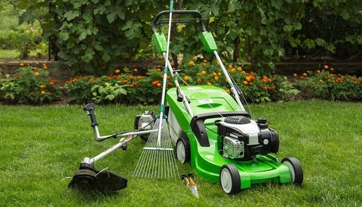Grass cutting machine With Garden