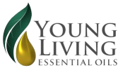 Logo of Young Living Essential Oils.