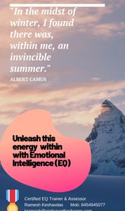 Emotional Intelligence is going to be the most differentiating skill in all the Leaders way ahead.
