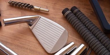 Golf club repair and regripping
