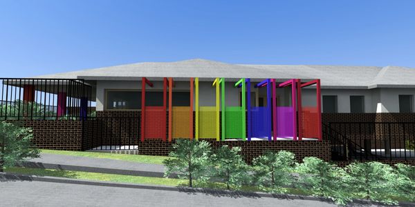 NEW PURPOSE DESIGNED CORNER BLOCK CHILDCARE CENTRE - designed by Archizen Architects Sydney