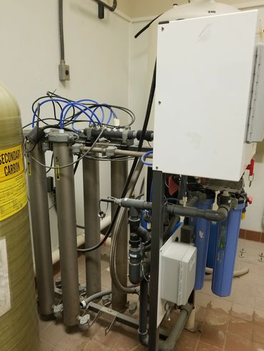 Water filtration and industrial equipment before disposal