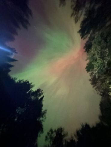 Northern Lights one night on the property