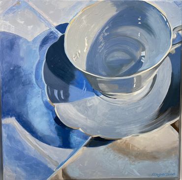 Blue Tea Cup (or white)