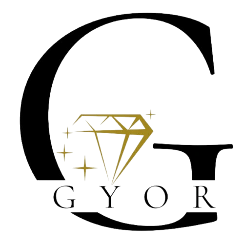 Logo featuring a large 'G' with a gold diamond and 'GYOR' text.