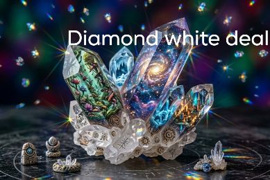 Diamonds and pearls in brilliance