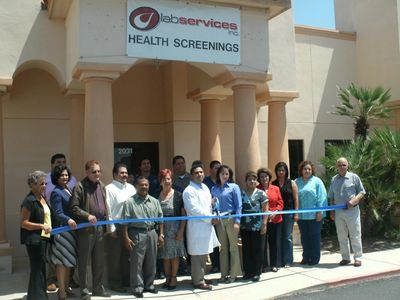 Lab Services Inc Ribbon Cutting 2010