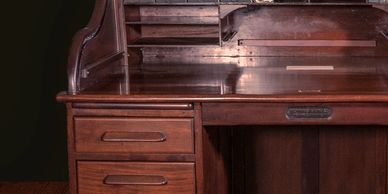 150 yo Rolltop Desk Restoration