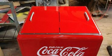 Top view of Coke Machine