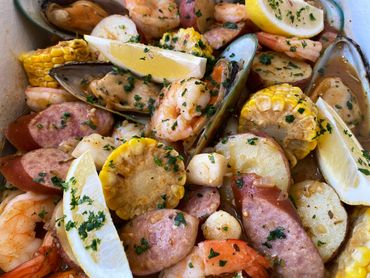 Surf and turf dinner for Father's Day takeout from Crave Restaurant in Richmond Hill, ON