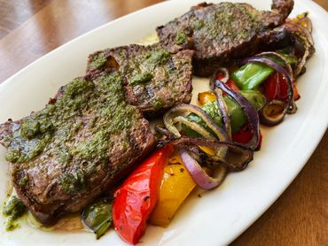 Herb Marinated California-Cut NY Steak as part of the Father's Day BBQ meal kit for takeout