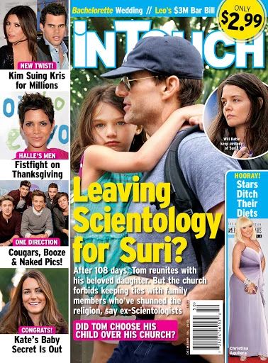 Cover Photo of Tom Cruise with daughter Suri by Mom & Paparazzi