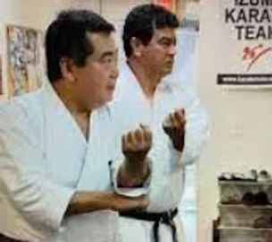 Soke Mabuni during a seminar in Miami