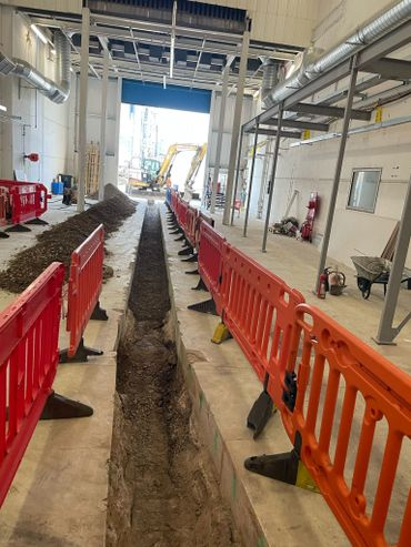 Digger. concrete. civils. Rolls royce.