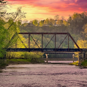 Iconic Downtown Murphy Riverwalk