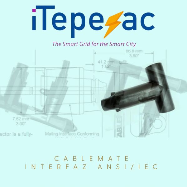 Cablemate Conector de interfaz IEC-ANSI: adapta accesorios eléctricos entre sistemas distintos.