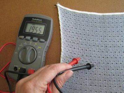 testing fabdesigns conductive fabric