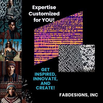 Expertise customized for you, freelance product and fabric designs and services