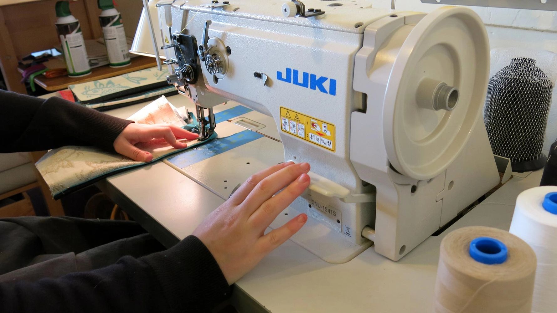 Juki Industrial sewing machine, walking foot