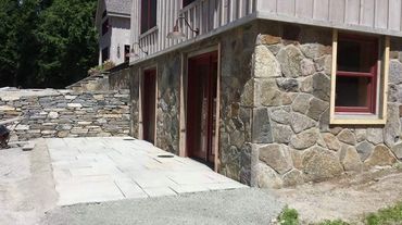 Fieldstone veneer