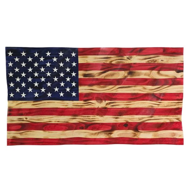 20"x36" Wooden hand-crafted Flags