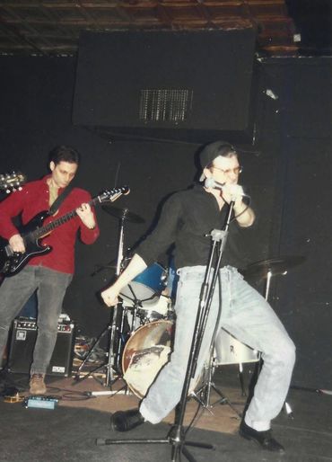 Di Como in the studio, 5 men one Brain sessions