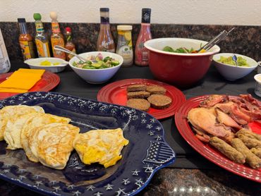 healthy gourmet breakfast