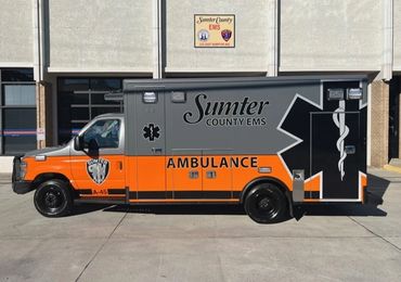Ambulance Medix MSVII "Black Out" Ford E450 Stryker Power-Load Power-Pro cot Sumter County EMS