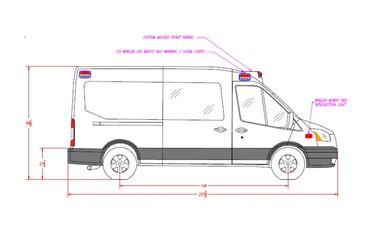 Ambulance 2024 Ford Transit 250 Type II