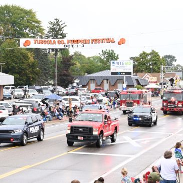 Parade during the Tuscola Fall Festival.