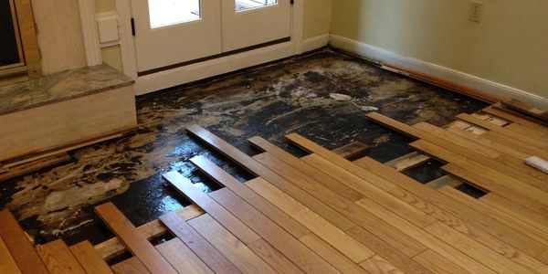 Repair damage wood floors