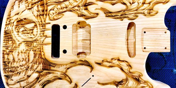 Engraved Guitar