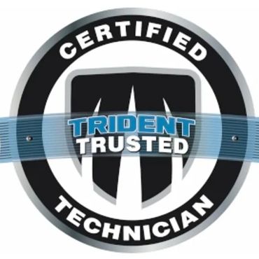 Certified Trident Trusted Technician badge.