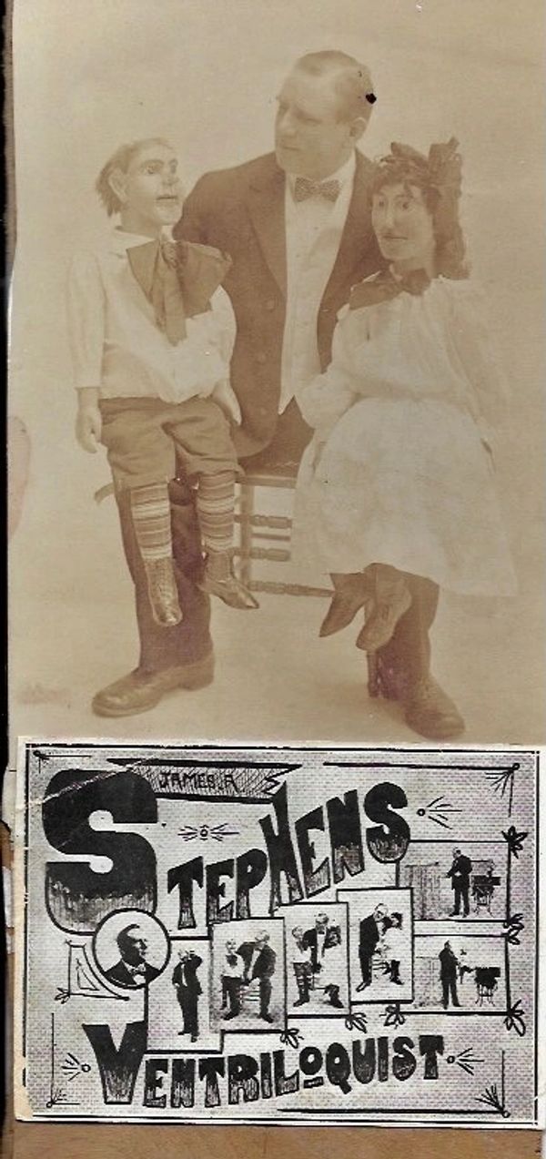 My Great-grandfather was a ventriloquist and voice-thrower in vaudeville. He had some ugly dummies.