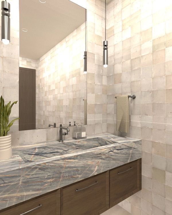 Powder room remodel