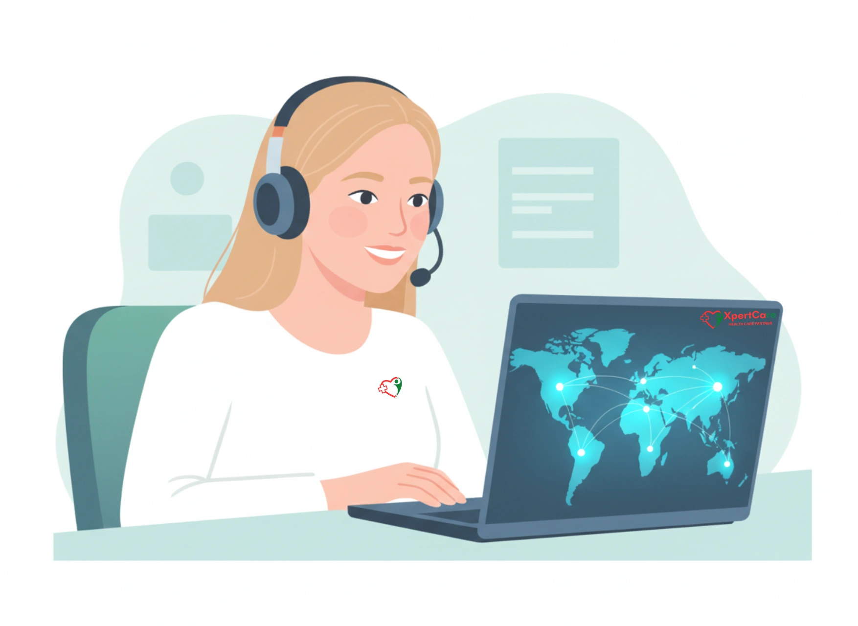 XpertCare Virtual Medical Assistants providing trusted front desk support for U.S. providers