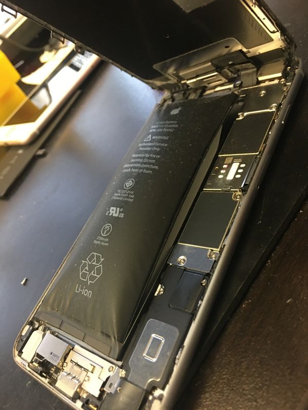 Inflated iPhone battery